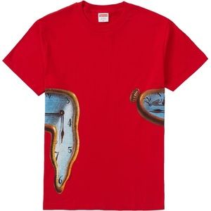Supreme The persistence of memory tee red